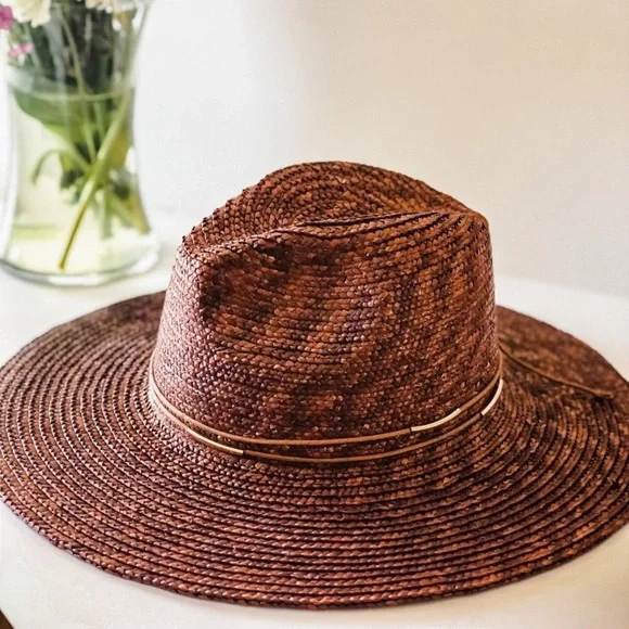 NEW Gigi Pip Isla Straw Fedora Hat. The perfect accessory for your next getaway! - Picture 4 of 7